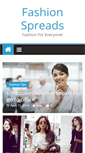 Mobile Screenshot of fashion-spreads.com